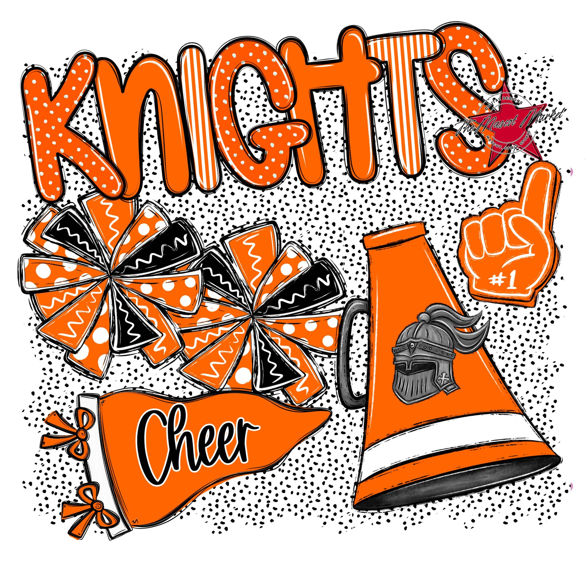 Knights Cheer Spirit-Orange