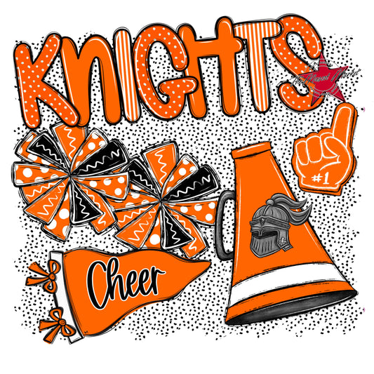 Knights Cheer Spirit-Orange