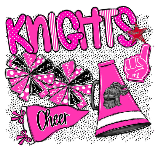 Knights Cheer Spirit-Pink