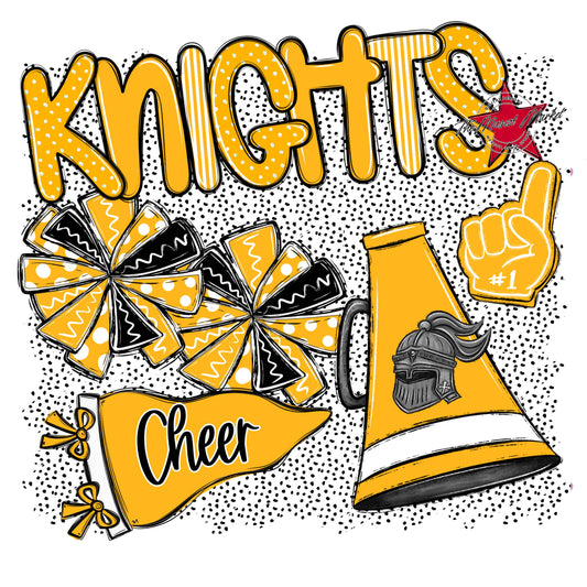 Knights Cheer Spirit-Yellow