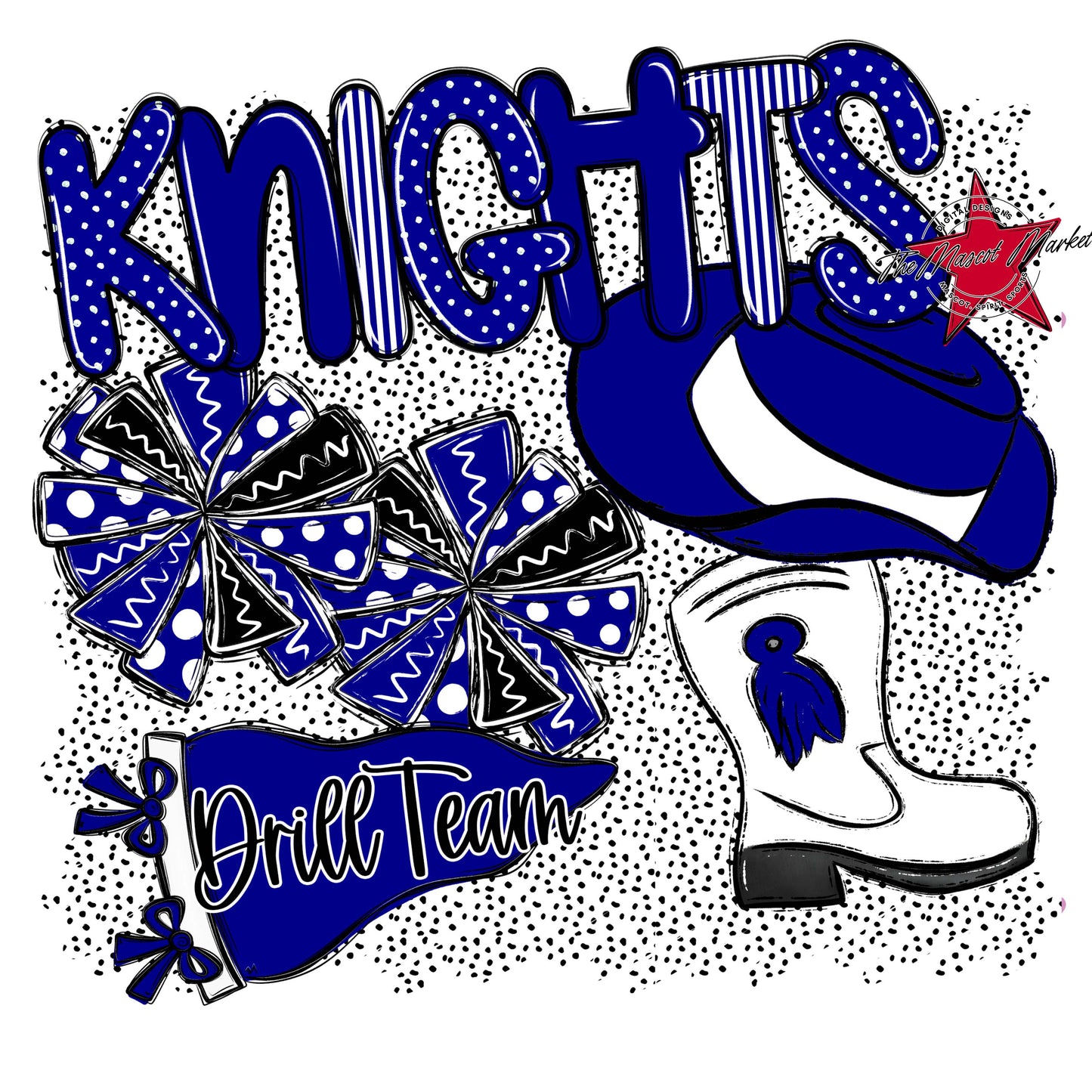 Knights Drillteam Spirit-Blue