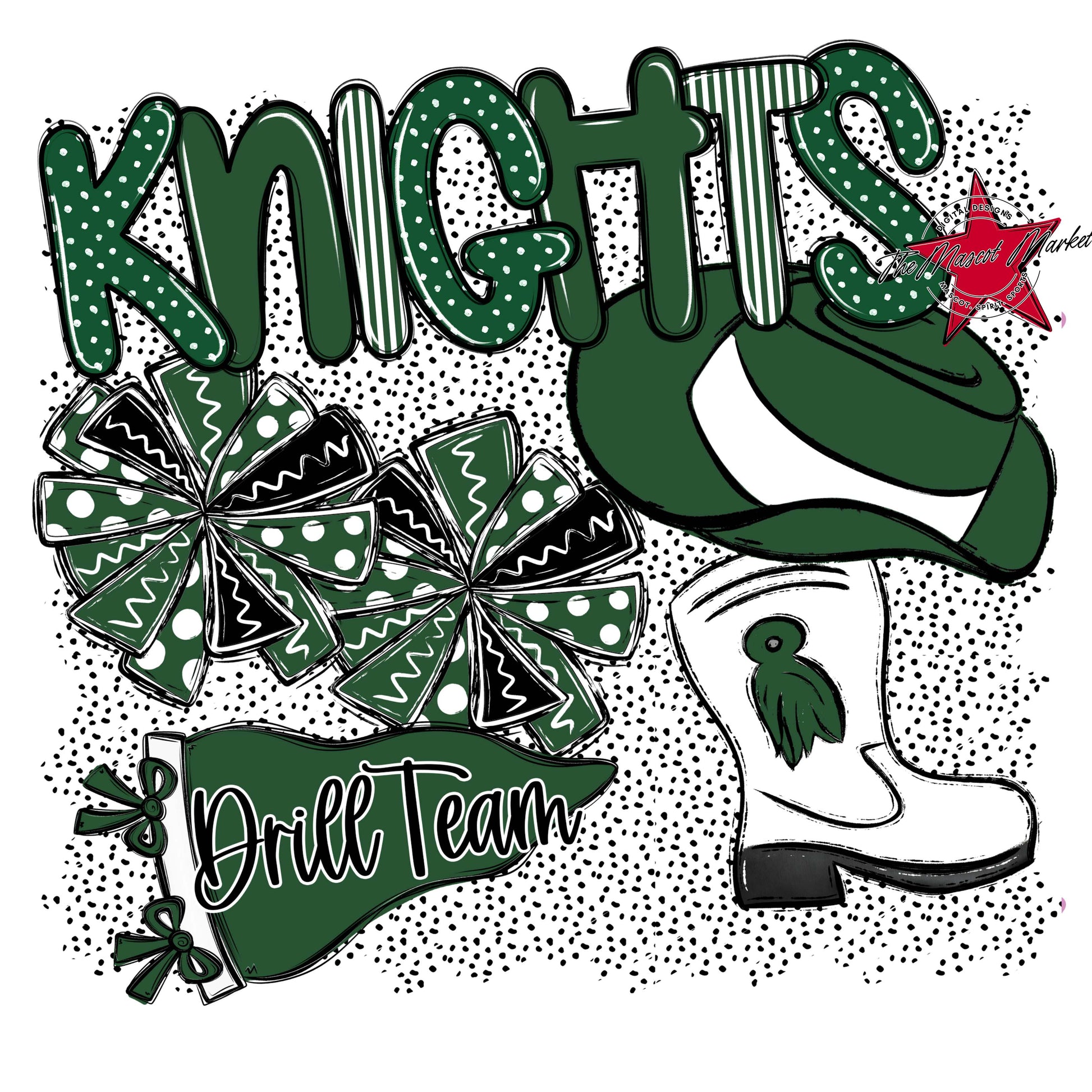 Knights Drillteam Spirit-Green