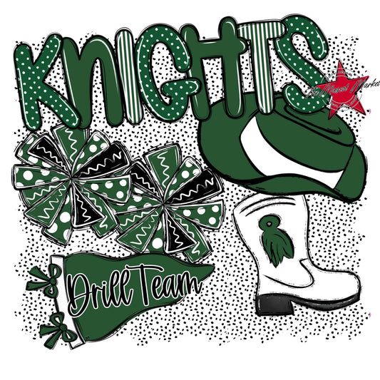 Knights Drillteam Spirit-Green