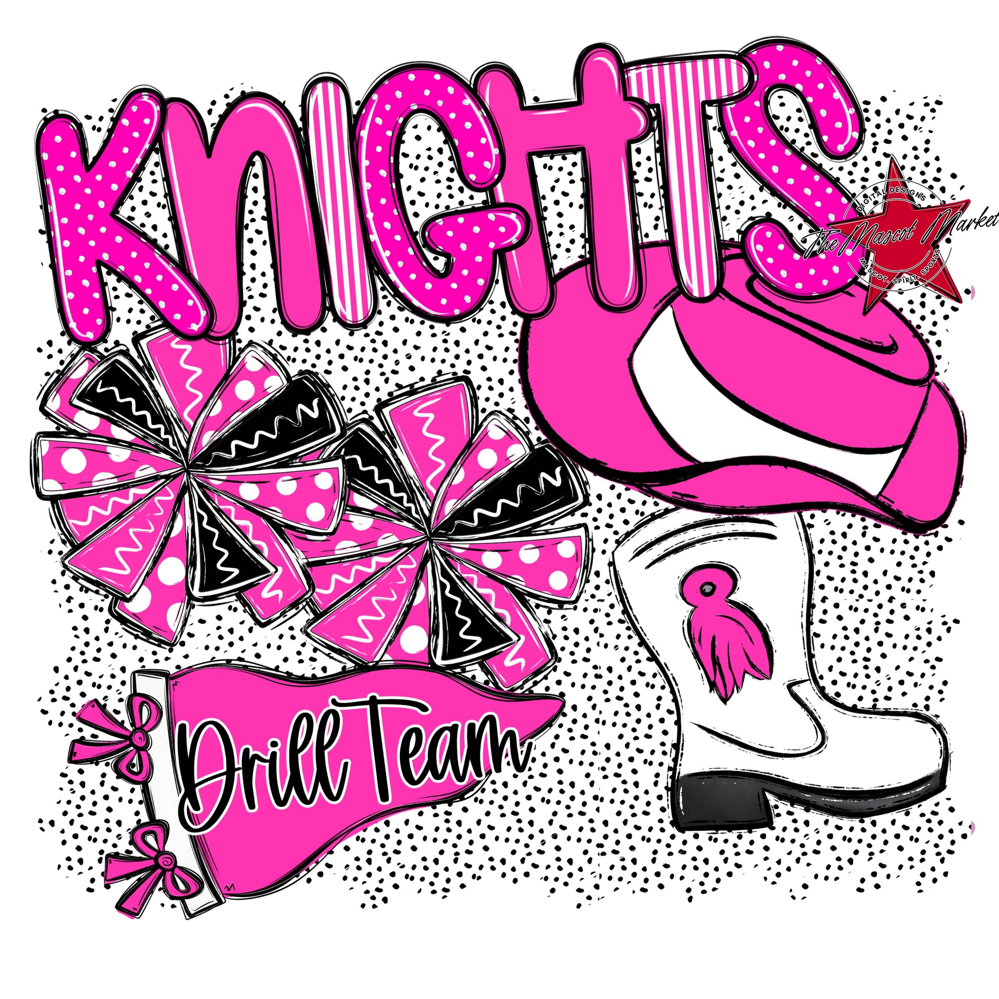 Knights Drillteam Spirit-Pink
