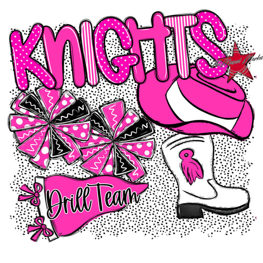 Knights Drillteam Spirit-Pink
