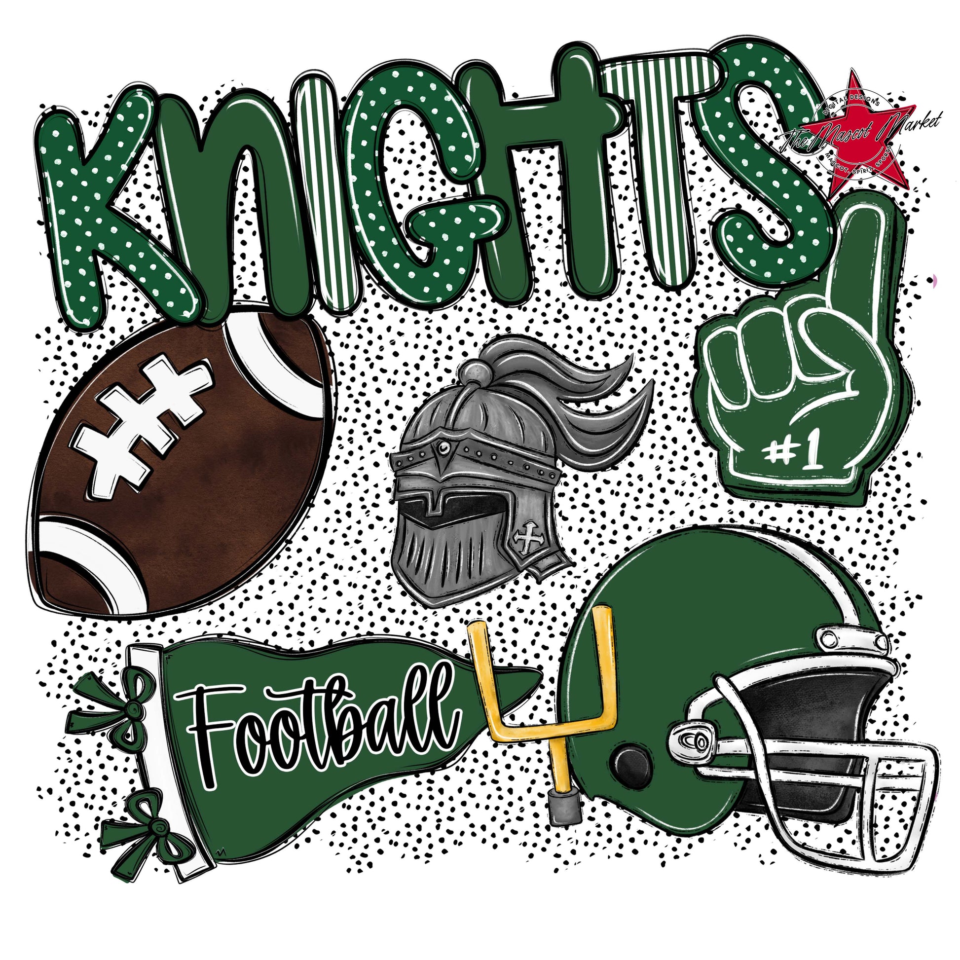 Knights Football Spirit-Green