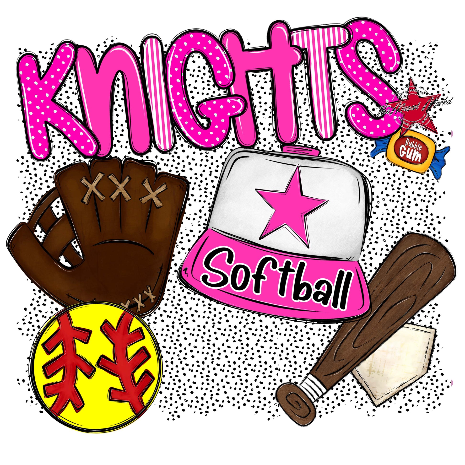 Knights Softball Spirit-Pink