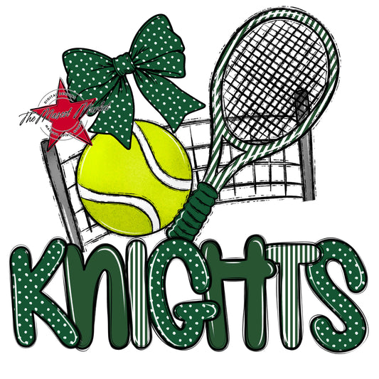 Knights Tennis Spirit Design-Green