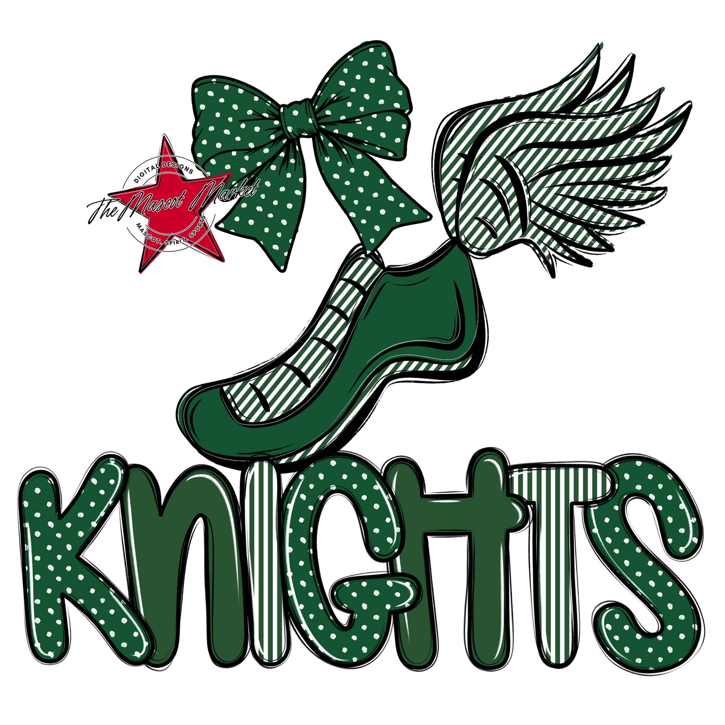 Knights Track Spirit Design-Green