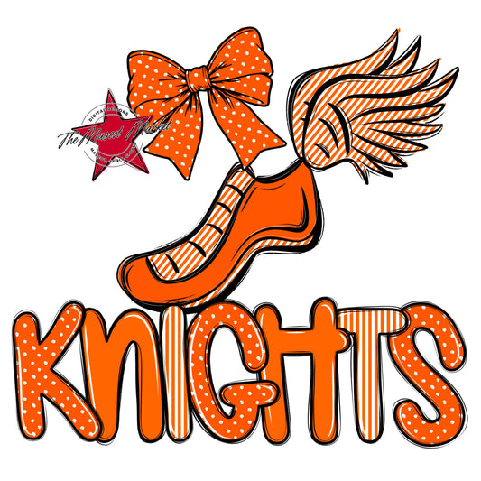 Knights Track Spirit Design-Orange