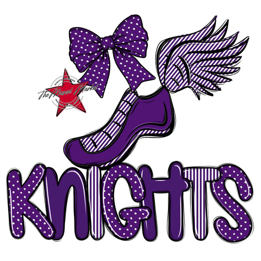 Knights Track Spirit Design-Purple
