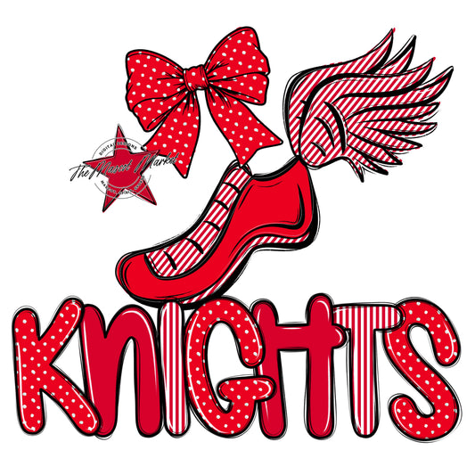 Knights Track Spirit Design-Red