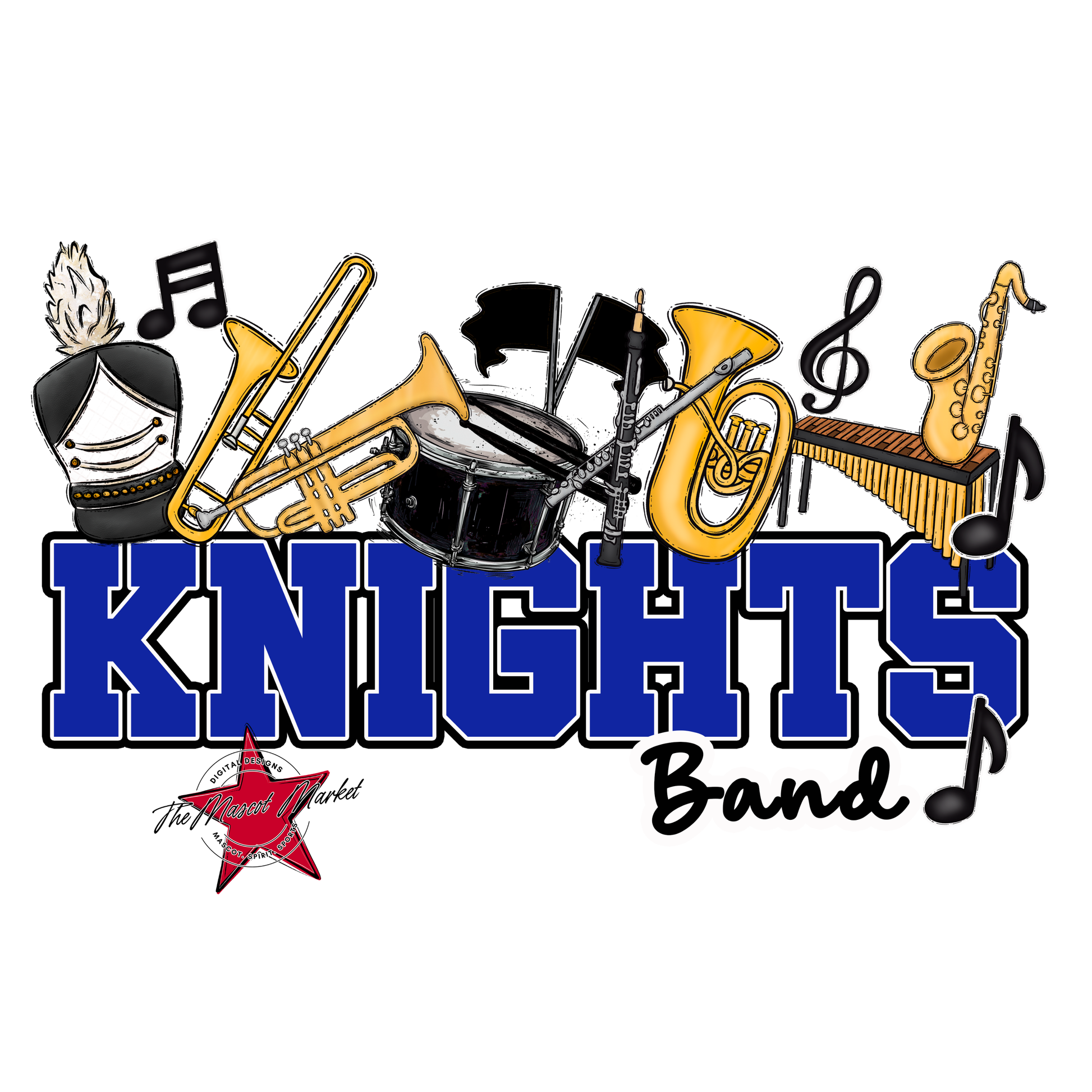 Knights Varsity Band-Blue