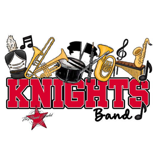 Knights Varsity Band-Red