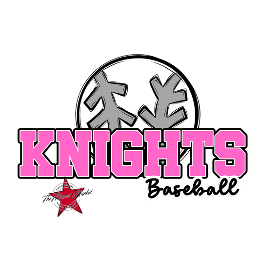 Knights Varsity Baseball-Baby Pink