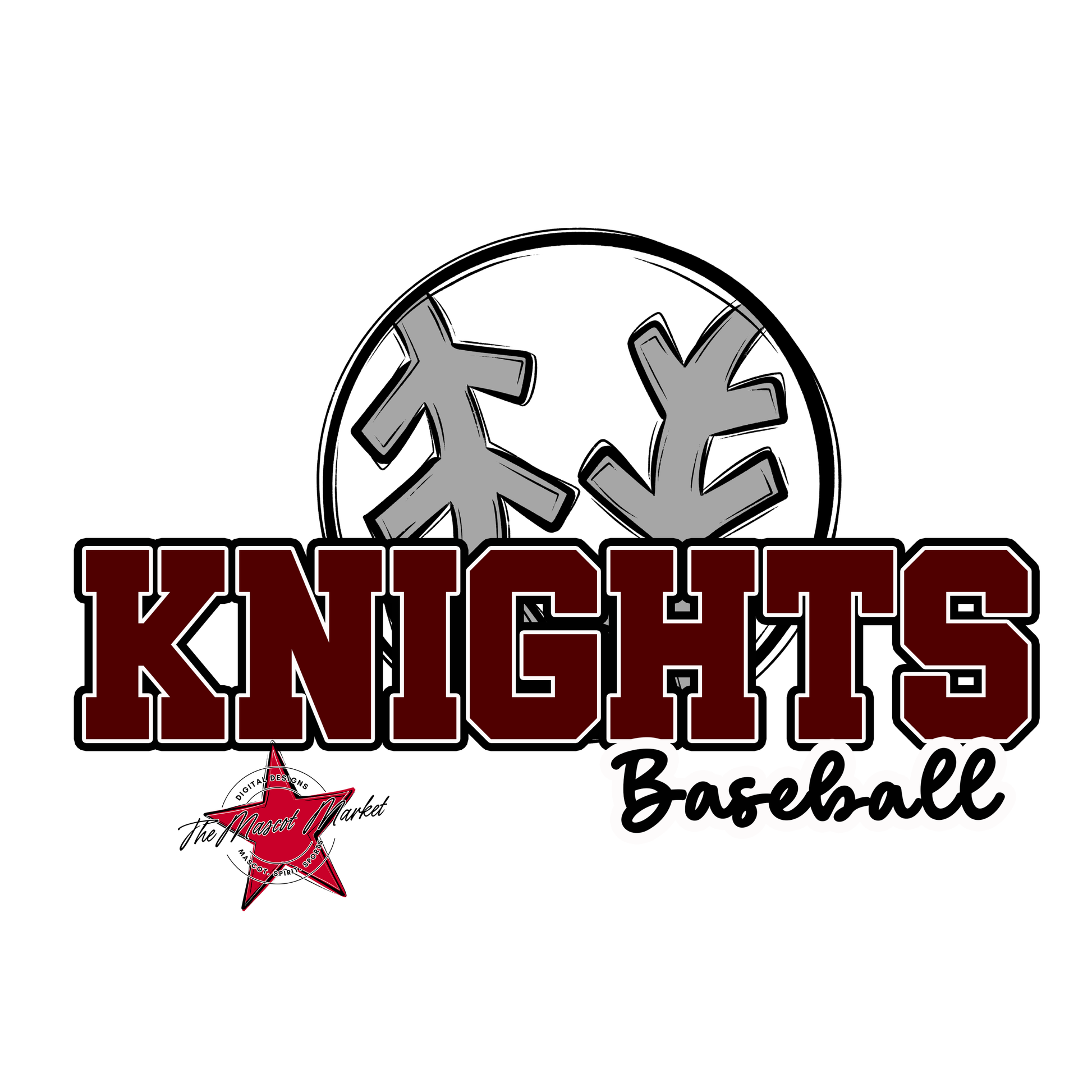 Knights Varsity Baseball-Maroon