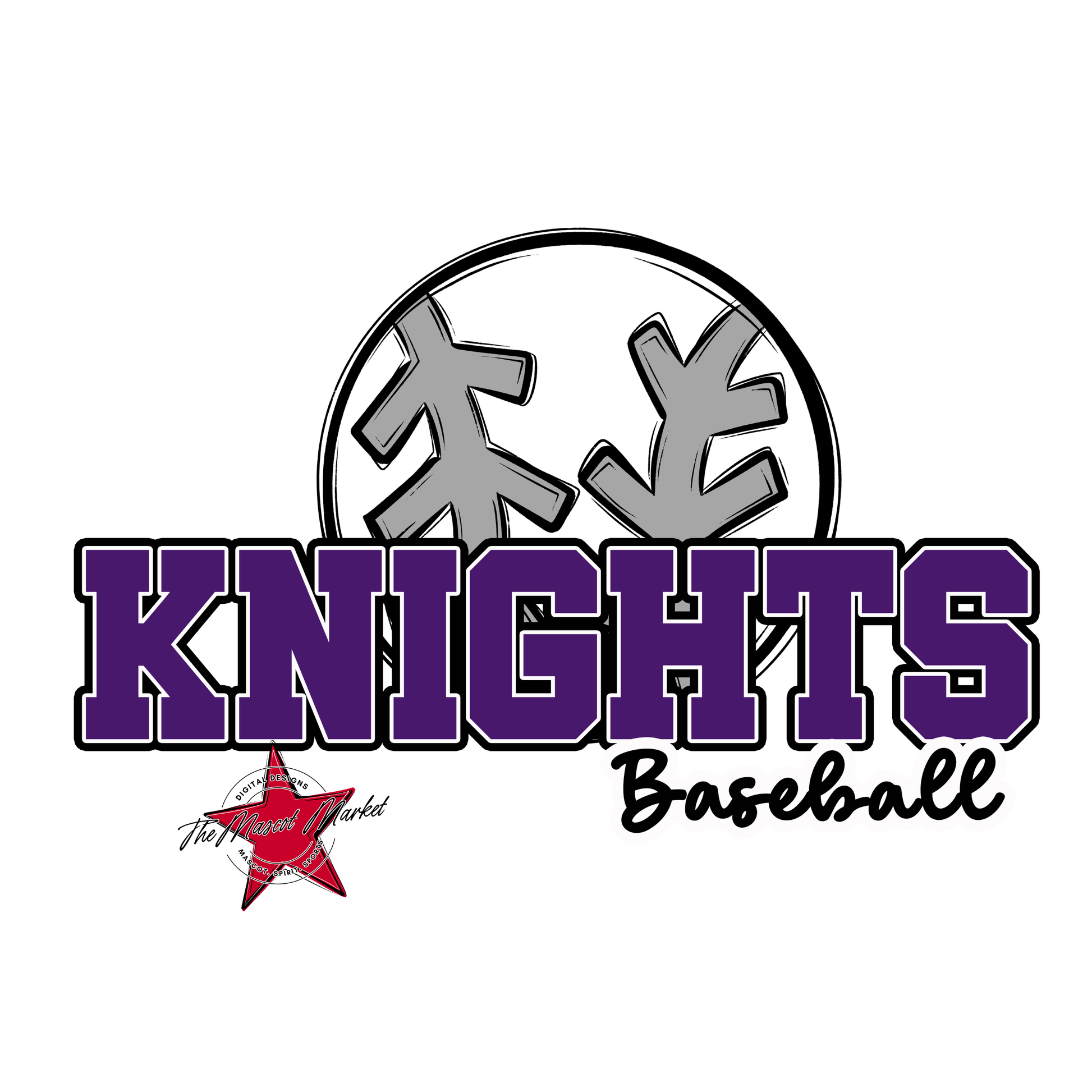Knights Varsity Baseball-Purple