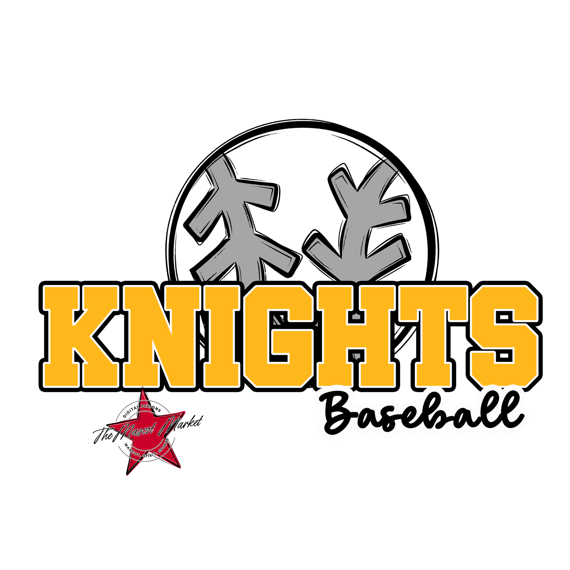 Knights Varsity Baseball-Yellow
