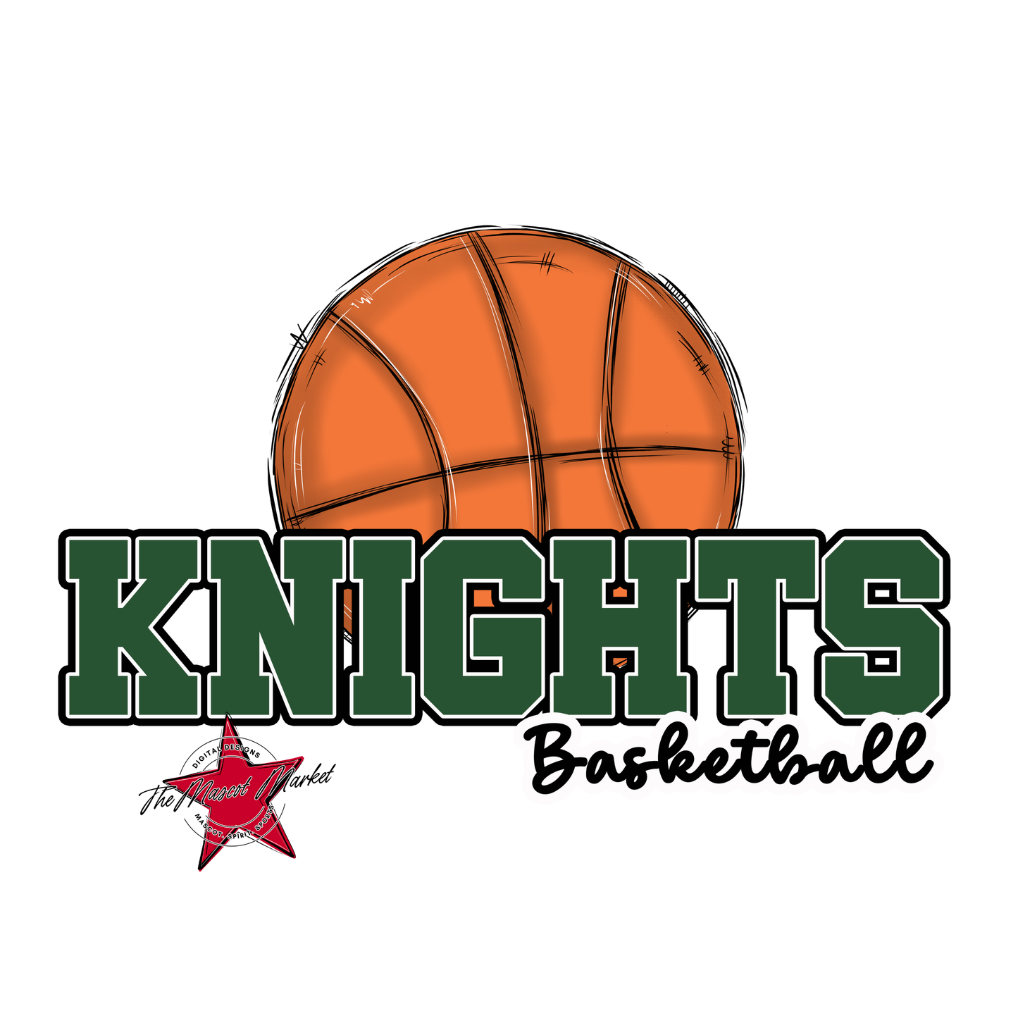 Knights Varsity Basketball-Green