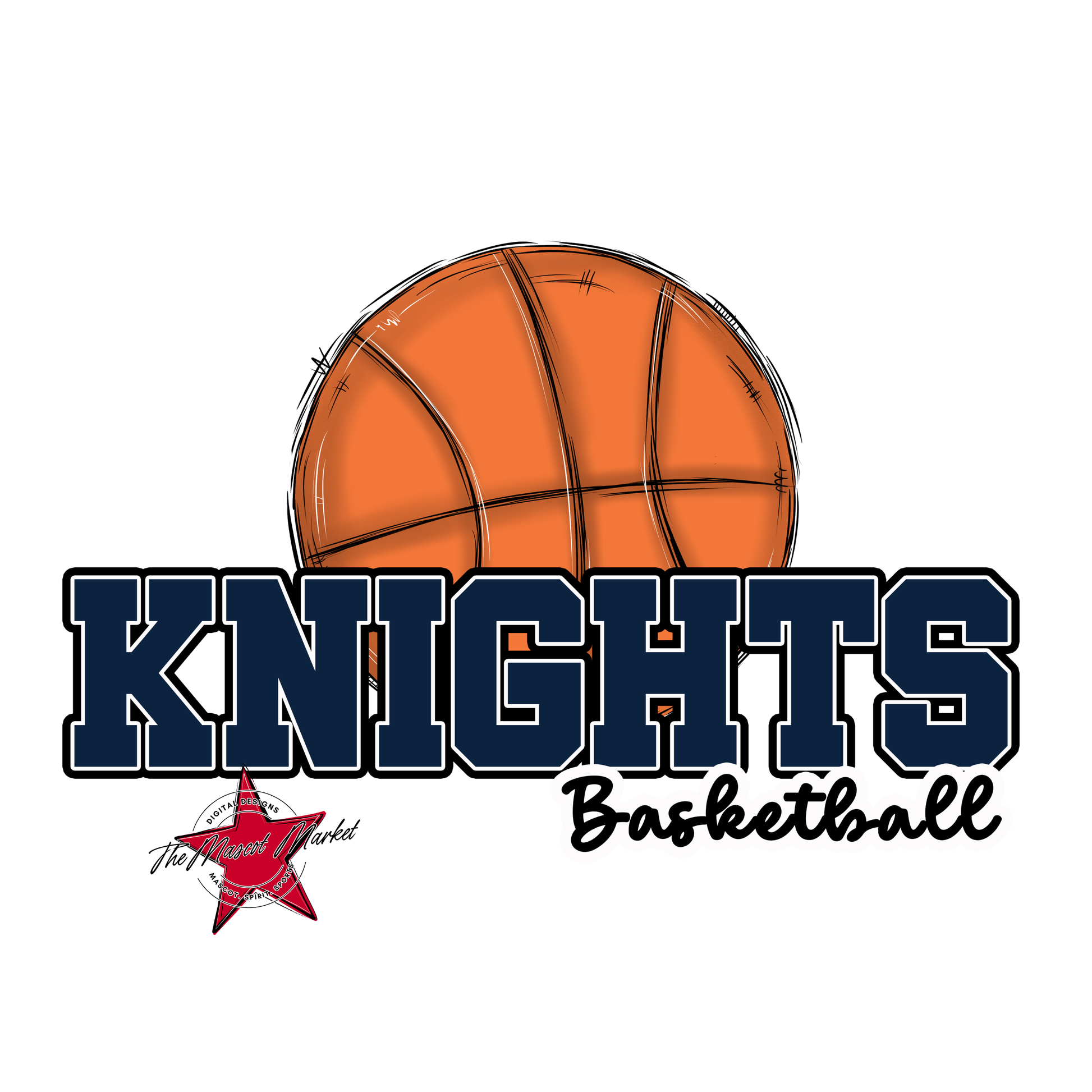 Knights Varsity Basketball-Navy