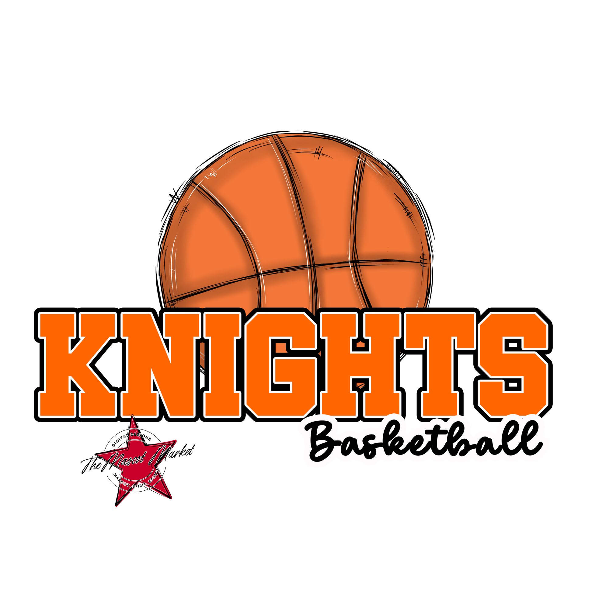 Knights Varsity Basketball-Orange