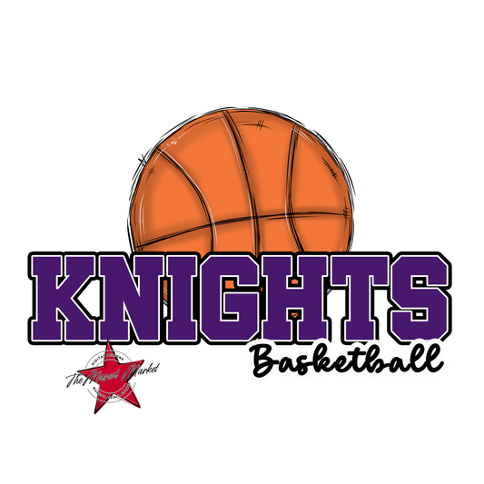 Knights Varsity Basketball-Purple