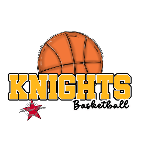 Knights Varsity Basketball-Yellow