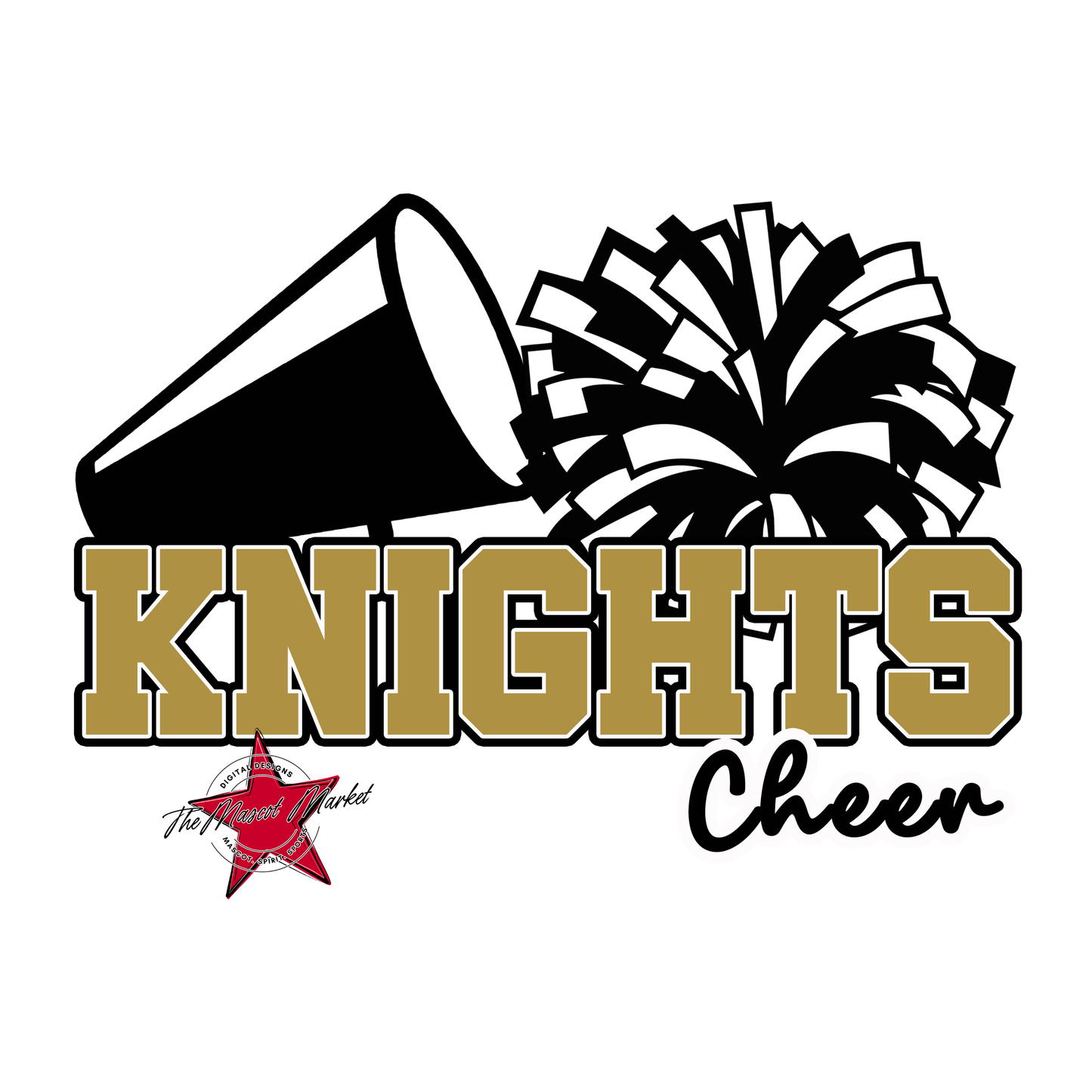 Knights Varsity Cheer-Gold