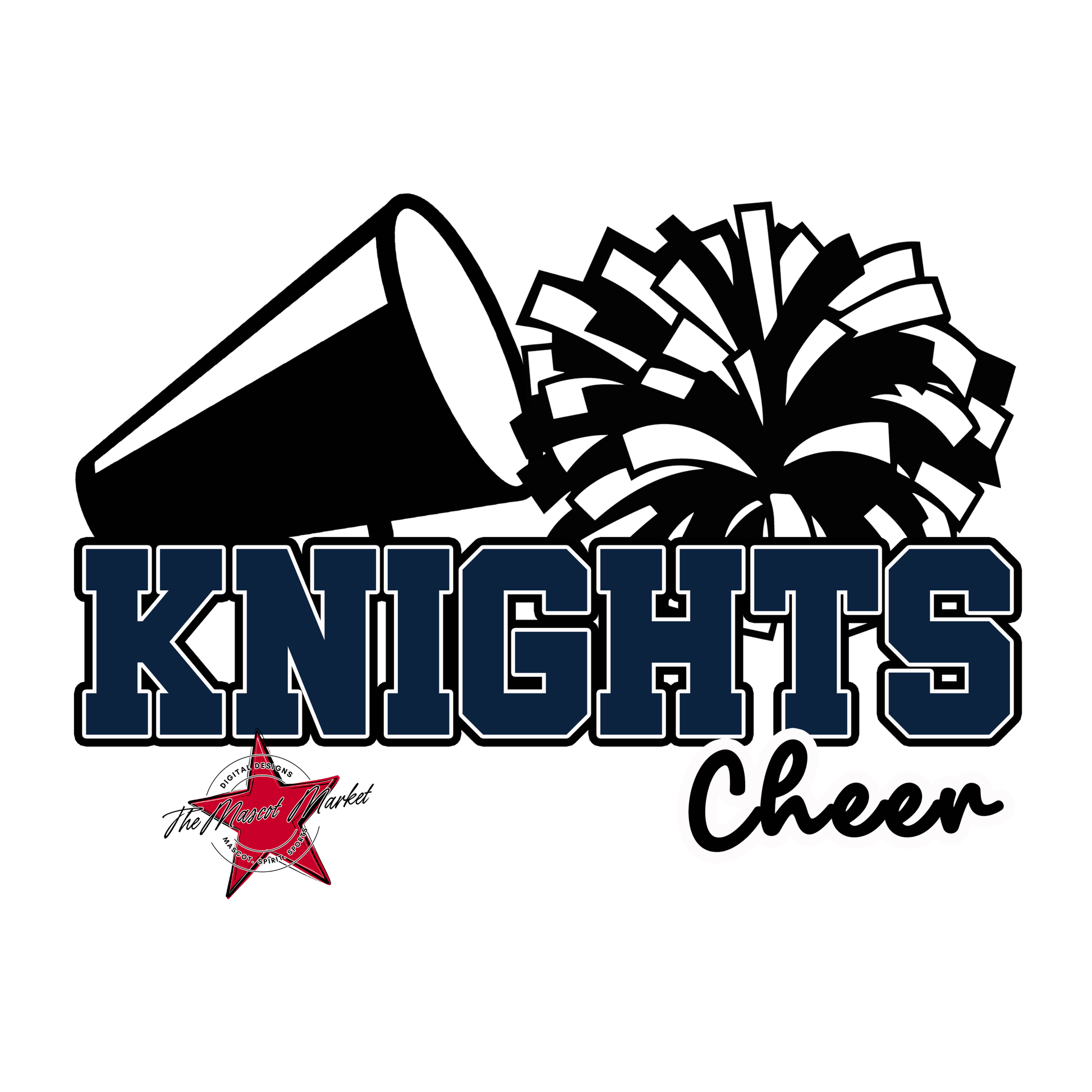 Knights Varsity Cheer-Navy