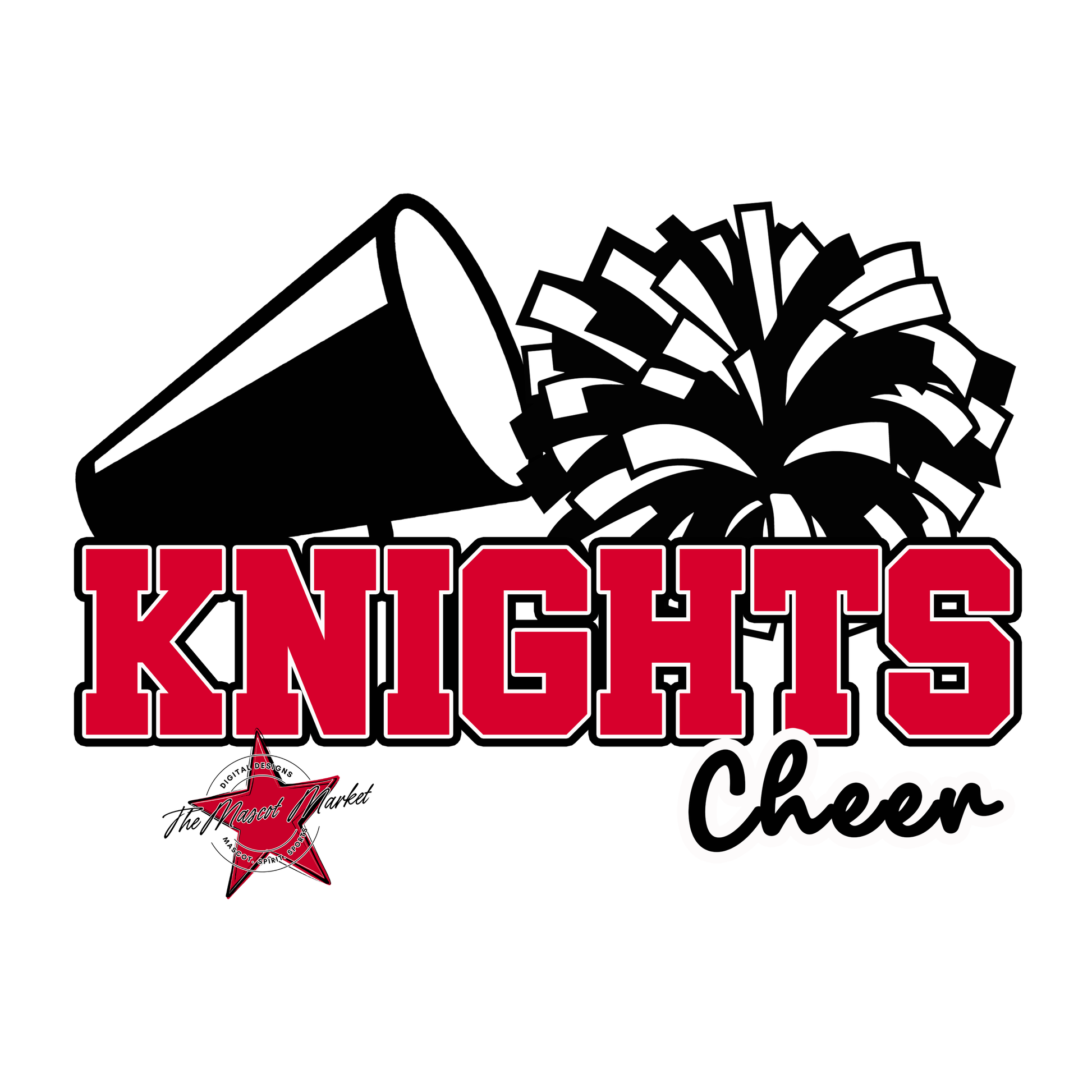 Knights Varsity Cheer-Red