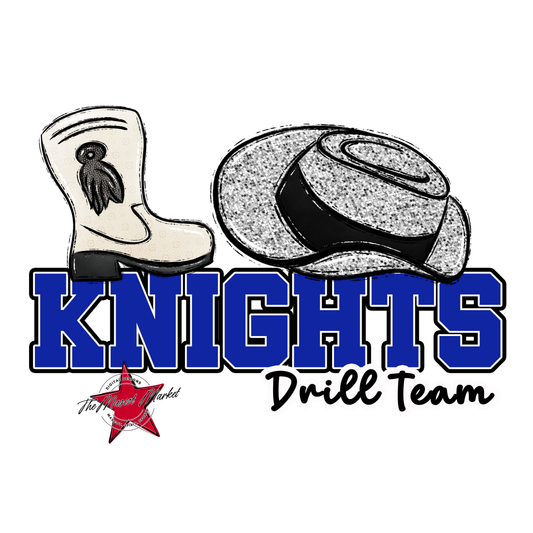 Knights Varsity Drillteam-Blue