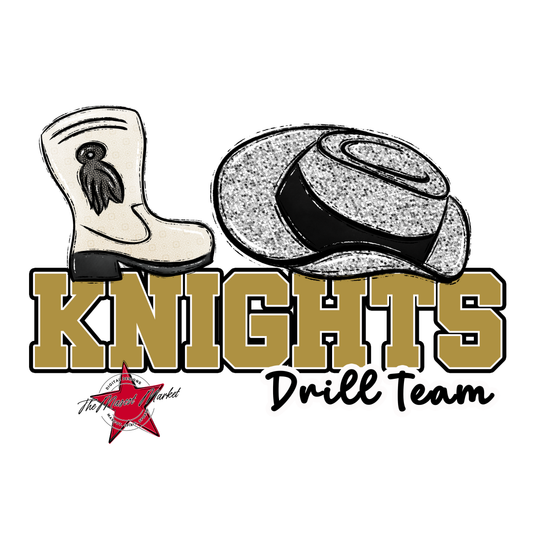 Knights Varsity Drillteam-Gold