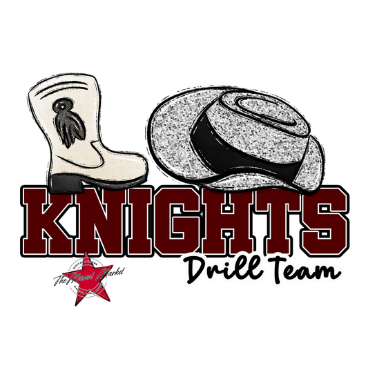 Knights Varsity Drillteam-Maroon