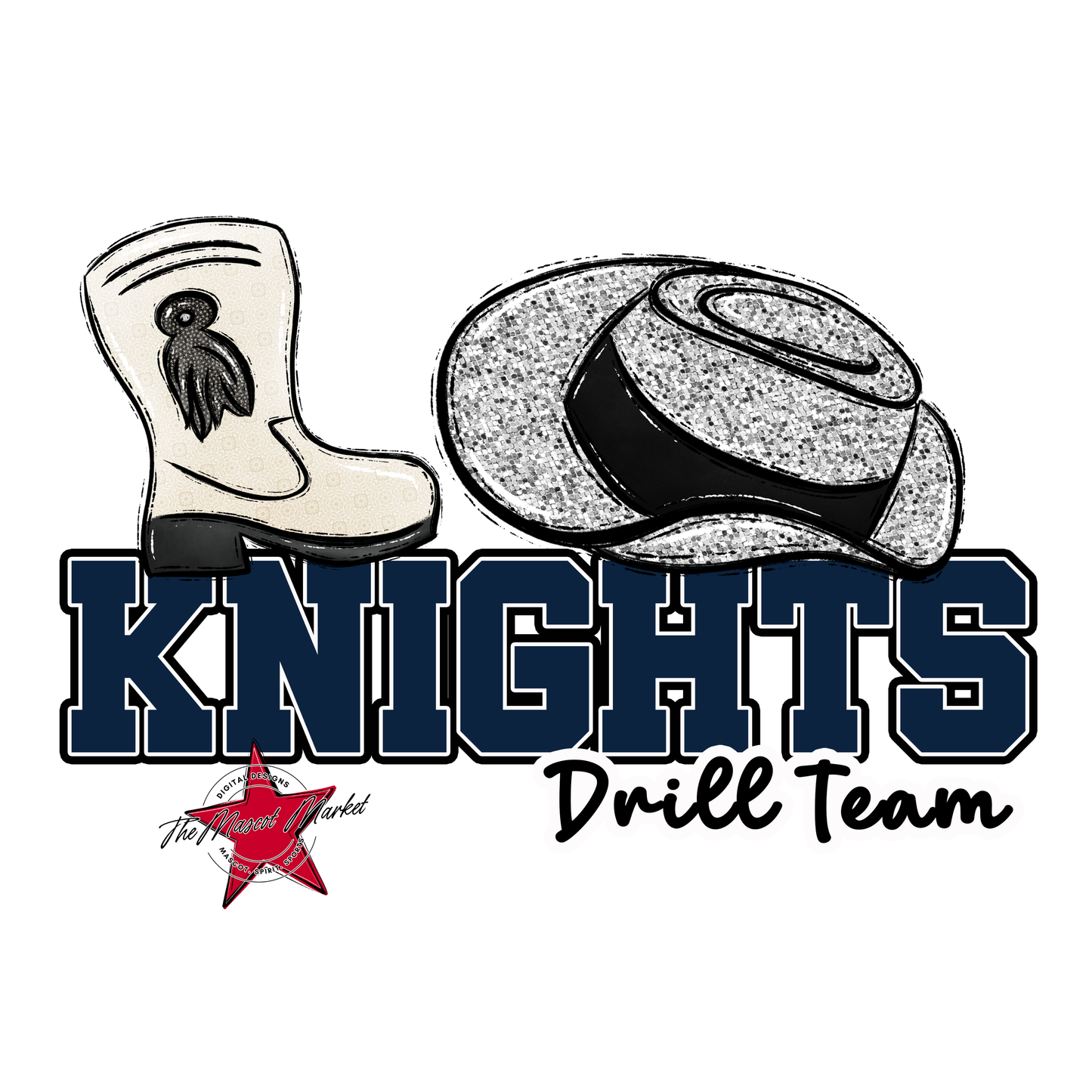 Knights Varsity Drillteam-Navy