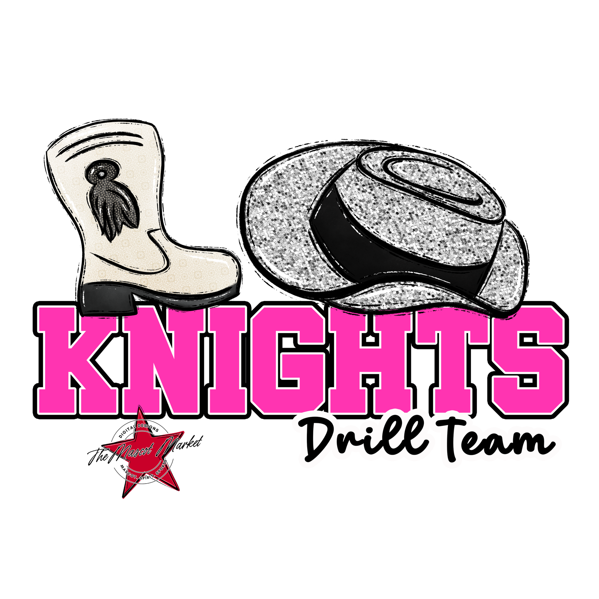 Knights Varsity Drillteam-Pink