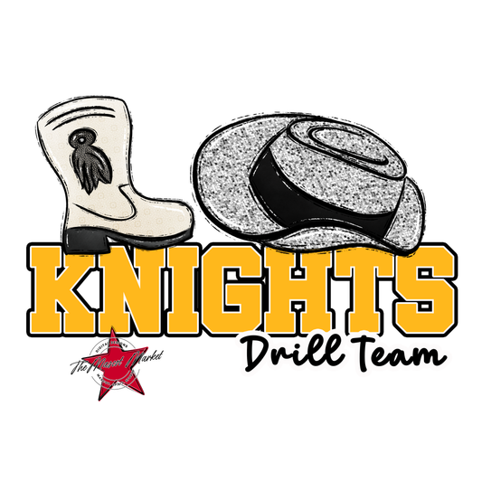 Knights Varsity Drillteam-Yellow