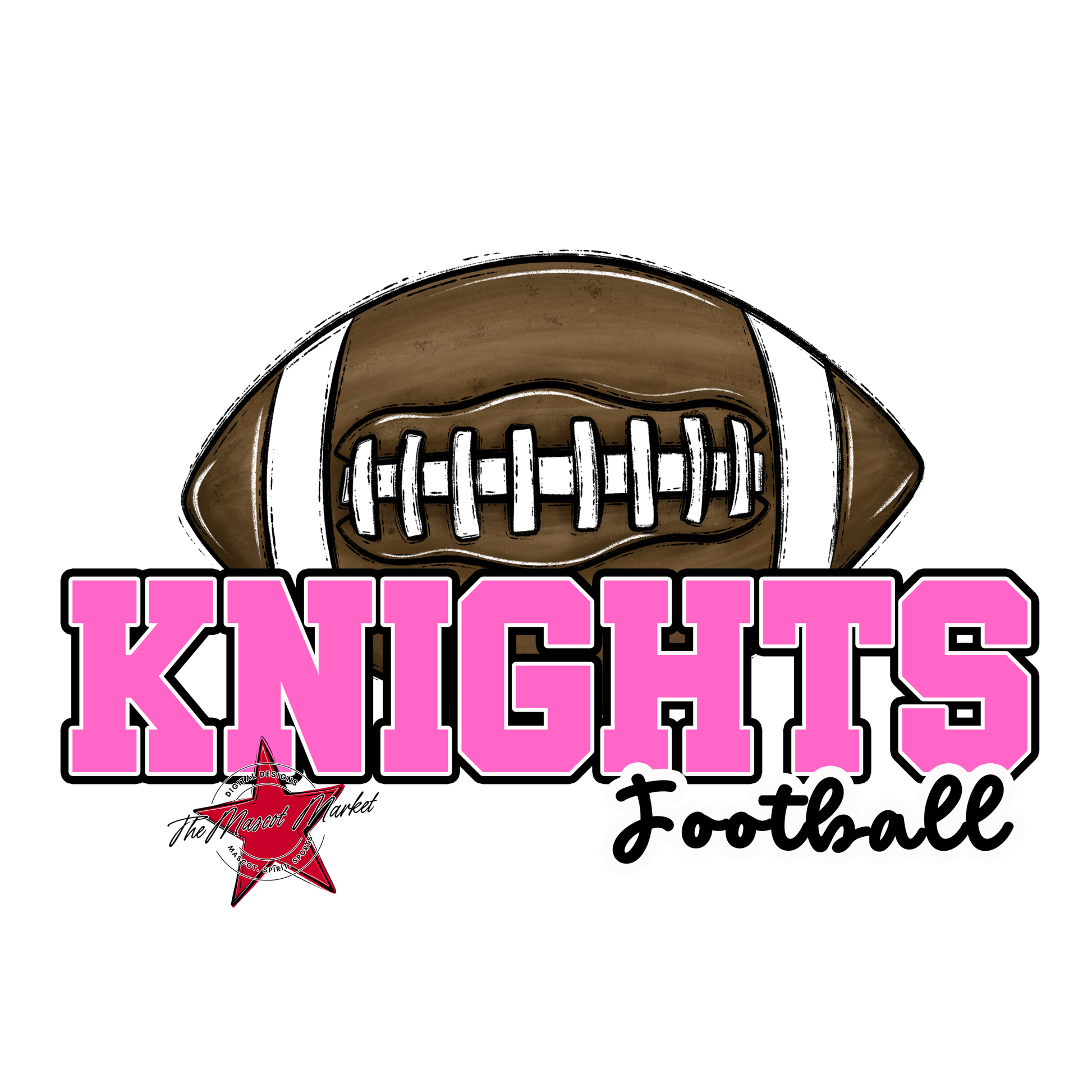 Knights Varsity Football-Baby Pink