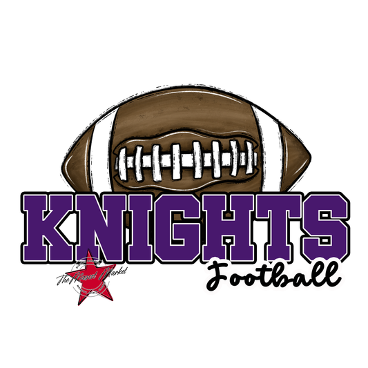 Knights Varsity Football-Purple