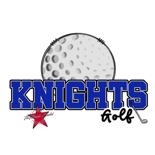 Knights Varsity Golf-Blue
