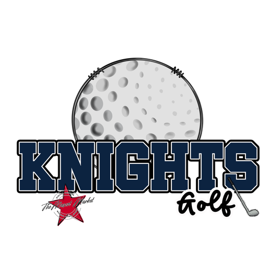 Knights Varsity Golf-Navy