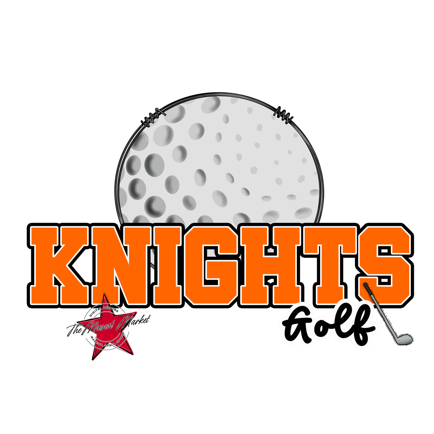 Knights Varsity Golf-Orange