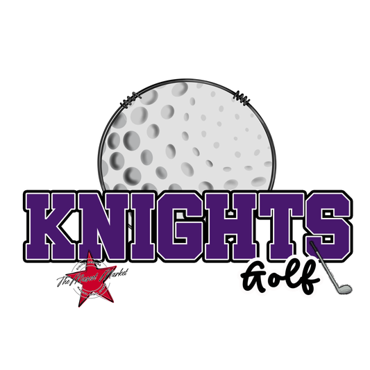 Knights Varsity Golf-Purple