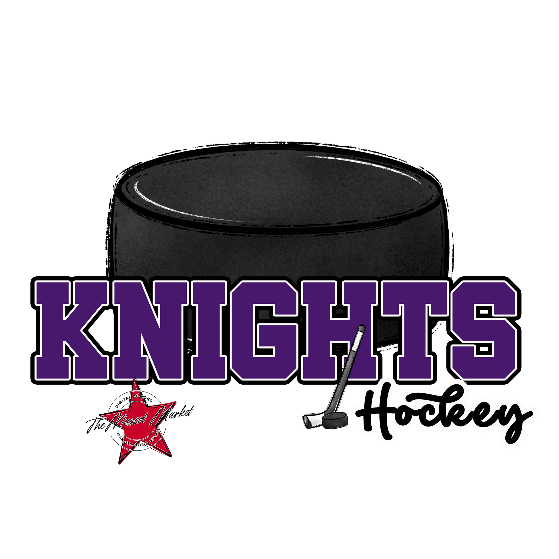 Knights Varsity Hockey-Purple