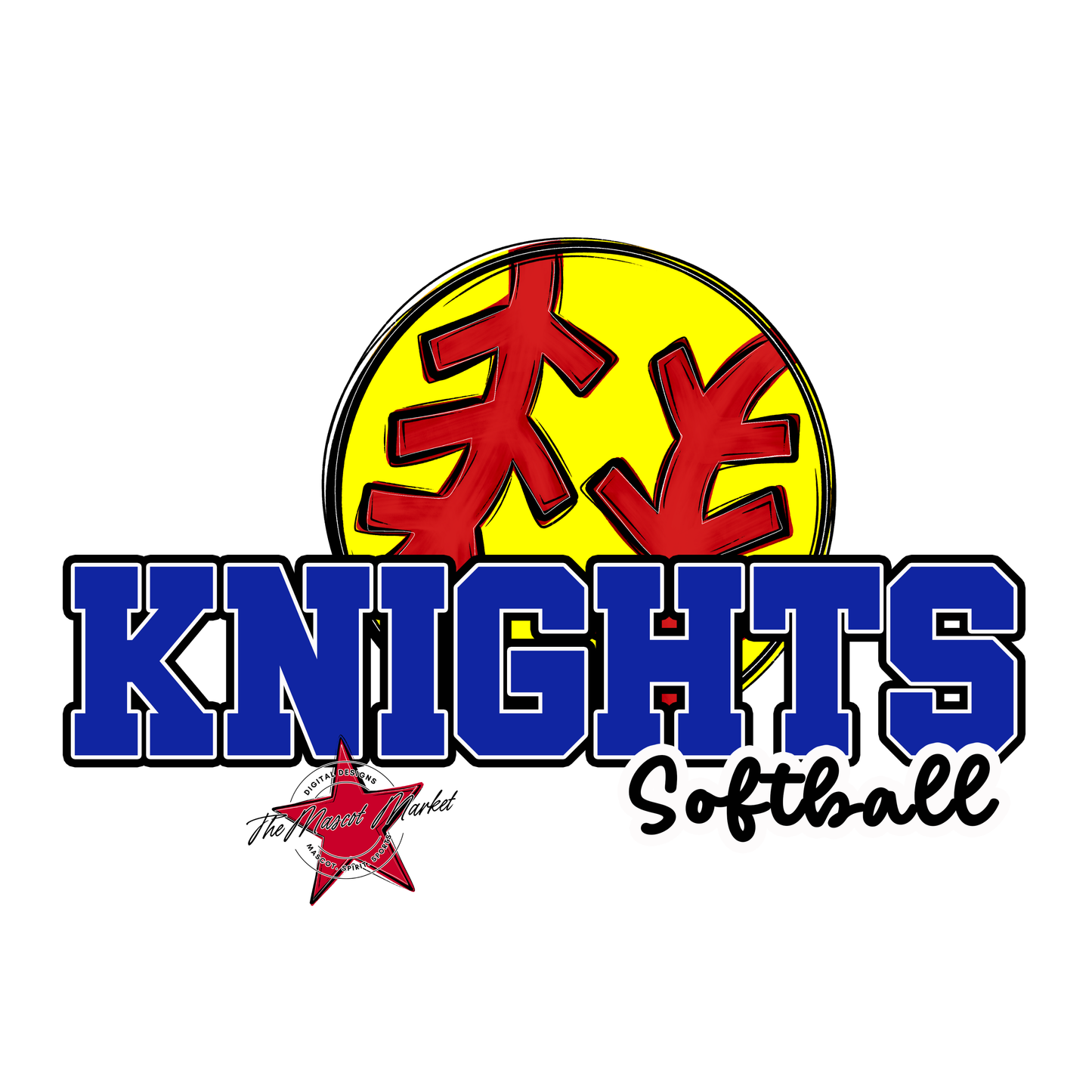 Knights Varsity Softball-Blue