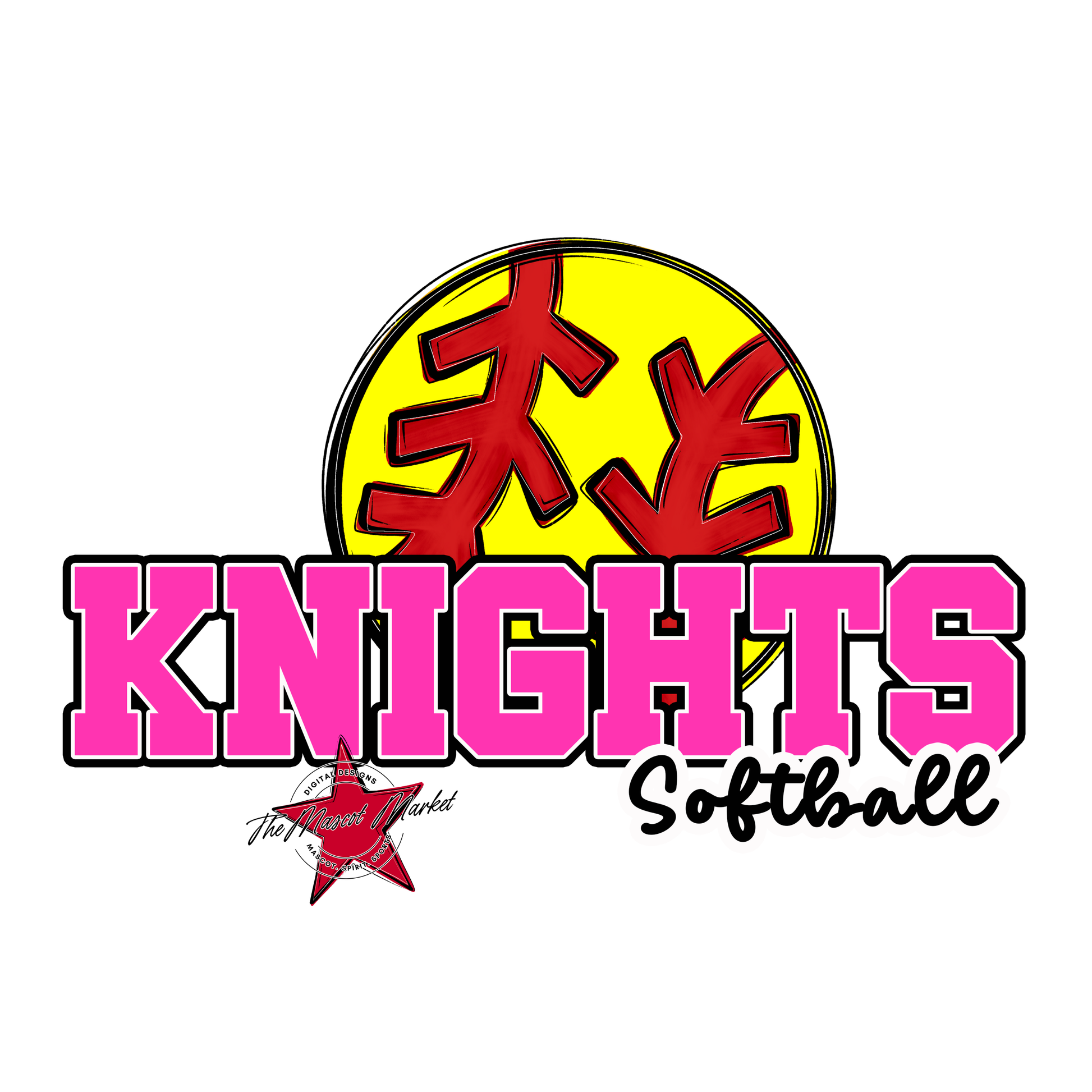Knights Varsity Softball-Pink