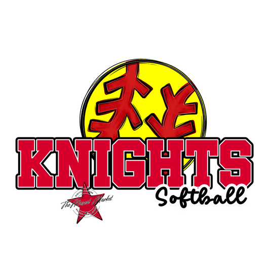 Knights Varsity Softball-Red