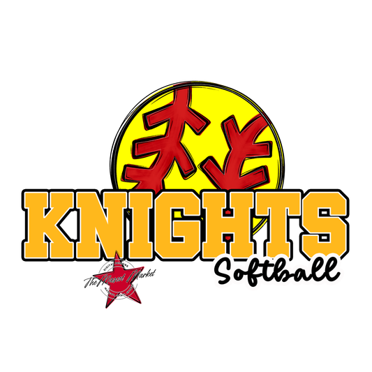Knights Varsity Softball-Yellow