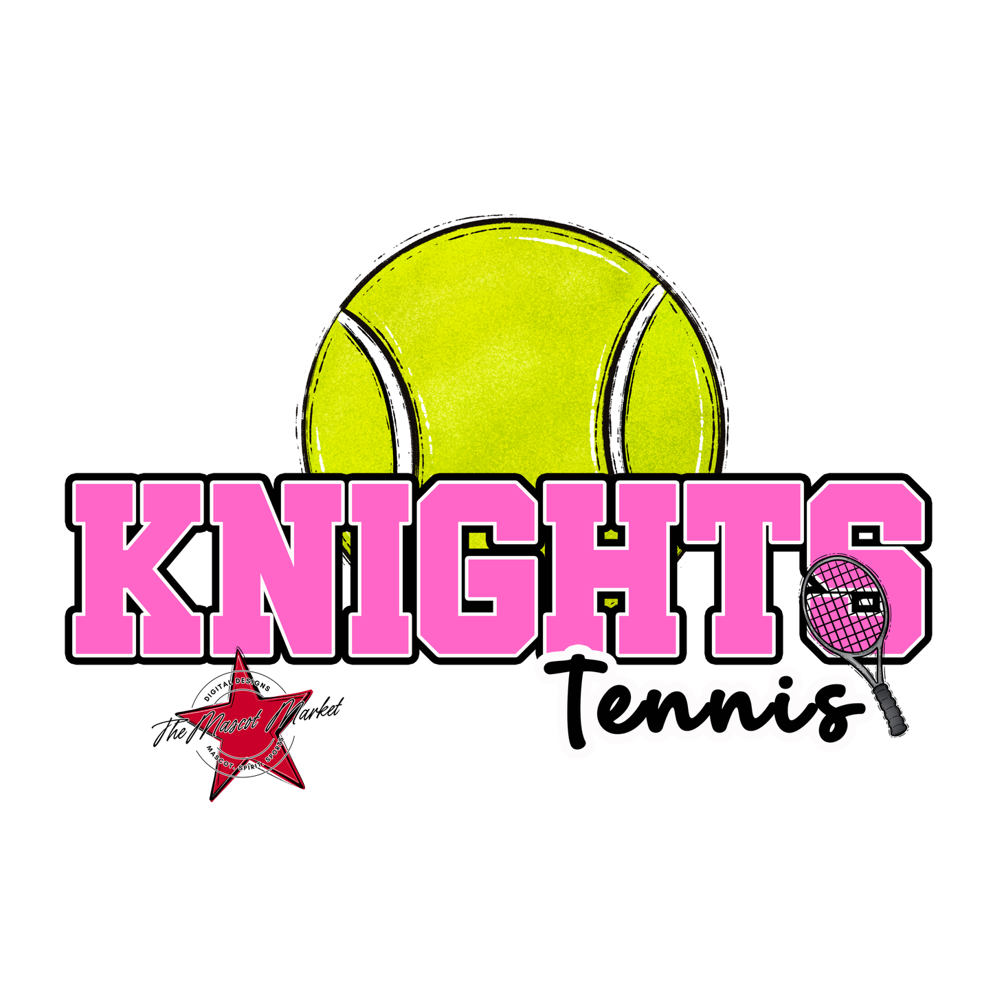 Knights Varsity Tennis-Baby Pink