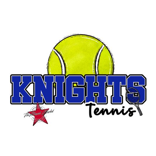 Knights Varsity Tennis-Blue