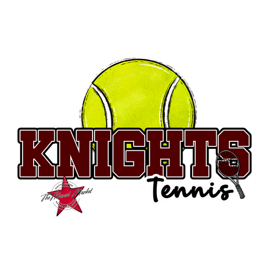 Knights Varsity Tennis-Maroon